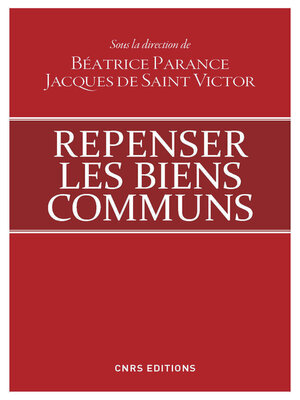 cover image of Repenser les biens communs